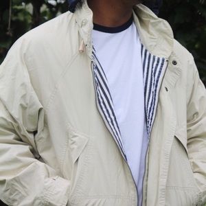 🛑Vintage Nautica Cream Windbreaker Jacket